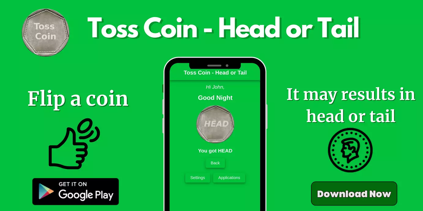 Toss Coin - Head or Tail
