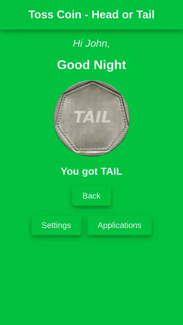 Toss Coin - Head or Tail screenshot