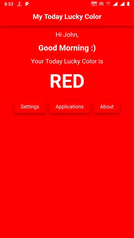 My Today Lucky Color